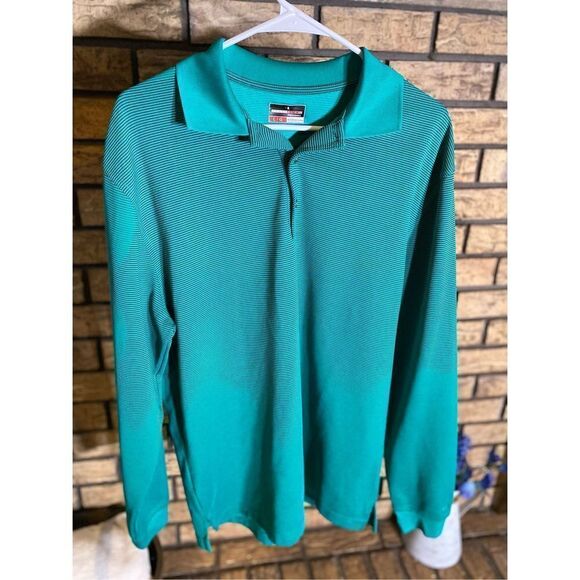 Grand Slam Men’s Long‎ Sleeve Golf Polo - Picture 1 of 5